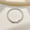 Pulsera de Zirconia de Color Sólido para Mujer, Moderna y Versátil, Exquisito Estilo para el Trabajo, Pulsera Brillante de Nicho, Pulsera Pequeña de Serie de Color Puro