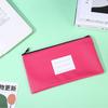 Amazon AliExpress con ventana para tarjeta, billetera de cuero PU, bolsa de almacenamiento, bolsa para efectivo y papelería, depósito de cuero