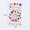 Adesivos de strass brilhantes, decorações de leque, enfeites de strass coloridos, acabamento de pérolas, materiais para artesanato DIY, atacado para vendas transfronteiriças