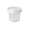 Copo de madeira, pote de iogurte, embalagem em caixa, pote de pudim, mousse, sorvete, gelatina de leite, sorvete, iogurte, pode ser congelado, com tampa