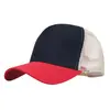 Nueva gorra de malla transpirable con combinación de colores de moda para leche de té, escuela, deportes, sombrero de protección solar, se puede hacer con LOGOTIPO