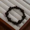 Pulsera de Grano de Café de Cerámica Jingdezhen, Refrescante y que no se decolora, Joyería de Alta Gama para Mujer, Accesorio Versátil de Nuevo Estilo Chino, Mayoreo