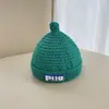 Sombrero de Chupete Coreano de Moda para Bebé Nuevo Sombrero de Lana para Bebé Otoño e Invierno Tejido Versátil Niñas y Niños Sombreros de Bebé de Otoño