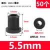 Rolha de Borracha com Furo Redondo Passa-fio em T Manga de Proteção para Entrada/Saída de Cabos Tampa de Furo Redondo Oco de Silicone Macio para Caixa Elétrica