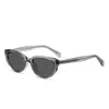 Óculos de Sol Estilo Pino de Chapéu Europeu e Americano Street Style Punk para Homens e Mulheres 87007 Retrô Tendência Olho de Gato Proteção Solar Óculos de Sol Polarizados