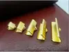 Accesorios para joyería DIY 6 --- 30mm clip de caballo hebilla de caballo clip de cuerda de cuero (oro)