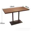 Sillón de cabina comercial para restaurante japonés del sudeste asiático, juego de mesa y silla hecho a medida para restaurante de snacks y comida rápida