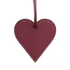 En Stock Piel PU Corazón de Melocotón Amor Cuero Bolso de Mujer Encanto Marcador Multifuncional Colgante Llavero para Bolso