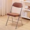 Silla plegable ins retro pana respaldo anticuado silla de comedor estudiante universitario dormitorio universitario dormitorio silla de ordenador taburete