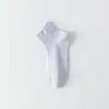 Calcetines de Algodón Puro para Mujer, Calcetines Cortos Finos de Verano, Malla Transpirable, Resistentes al Olor, Calcetines Cortos Blancos sin Costuras para Mujer, Calcetines Zhuji