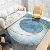 Alfombra de Mesa de Centro para Sala de Estar Estilo Nórdico Ins Moderna Simple Hotel Oficina Tienda Completa Fresca Alfombra de Piso Felpudo