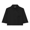 Roupas Europeias e Americanas para Mulheres Transfronteiriças Aliexpress Venda Quente Moda Jaqueta Curta Solta Gola Alta Branca Preta Vermelha Sudeste Asiático