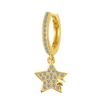 Gabby Europeo y Americano Transfronterizo Ojos en Forma de Corazón Estrella Anillo de Nariz de Abeja Hebilla para la Oreja de Doble Uso Joyería para Perforación Corporal en Stock