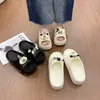 Chinelos de Férias Desenho Animado para Mulheres, Uso Externo de Verão, Chinelos Frescos de Peça Única, Chinelos de Praia para Mulheres, Chinelos Casuais Fofos para Casa com Solado Grosso