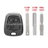Adequado para Carcaça de Chave Reta de 2 Botões Peugeot Citroen Va2/Hu83/Ne78/Ne72/Sx9