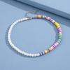 Cadena de Imitación al por Mayor Corazón de Melocotón Perla 03182 Estilo Collar de Corazón Estrella de Cinco Puntas para Mujer Perlas Rosas
