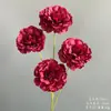 Casamento Estilo Chinês Estilo Vermelho Decoração de Guia de Estrada Arranjo de Flores Artificiais Flor de Teto Cerimônia de Noivado Arranjo de Banquete Arte com Flores Artificiais de Casamento