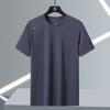 Camiseta de seda de hielo para hombre y mujer, de verano, para exteriores, fina, transpirable, deportiva, de secado rápido, camiseta de manga corta para pareja, para hombre