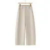 Pantalones casuales de pierna ancha, nueva colección otoño 2026, de cintura alta, versátiles, estilizan, pantalones de moda para mujer, corte holgado