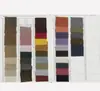 Tecido de Veludo de Algodão Europeu com Listras Finas Tricotadas Tecido Tramado Corduroy Chenille Tecidos para Roupas Casuais Outono e Inverno Atacado