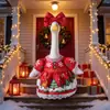 Nuevos Disfraces de Ganso para Porche de Navidad 23 pulgadas Disfraces de Ganso Blanco Grandes Esculturas de Jardín Decoraciones Festivas Venta al por Mayor desde el Fabricante
