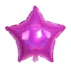 Balão estrela de cinco pontas a laser de 18 polegadas balão estrela a laser rosa dourado balão de filme de alumínio flutuante decoração de festa