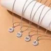 Amazon Moda Transfronteiriça Luxo Leve Criativo Alfabeto Inglês 26 Letras Pingente Completo em Zircônia Cobre Colar Nicho Acessório de Alta Qualidade