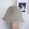 Gorro de Punto Casual de Color Sólido con Borde Enrollado Otoño/Invierno 2025 para Mujer Elegante Versátil Cálido Gorro Tipo Cubo Simple Elegante Gorro de Pescador
