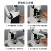 Perforadora Manual de un Solo Agujero de Alta Resistencia de 4 cm, Perforadora de Etiquetas de Papel y Documentos, Broca para Perforadora de Agujero Redondo