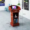 Podio para Maestro de Escuela, Mostrador de Recepción, Mostrador de Bienvenida, Mostrador de Anfitrión, Podio Multimedia