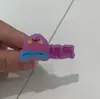 Pinza para el pelo de pelo de conejo color gelatina para niños, flequillo lateral y cabello suelto, pasador no dañino, pinza de pico de pato para la parte trasera de la cabeza de las niñas, accesorio para el cabello