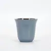 Acero Inoxidable 304 Copa Pequeña de Vino Doble Capa Mini Taza de Café Doméstica 80ml Taza de Té Interior Pulida a Espejo