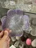 Lámpara Colgante de Hoja de Vidrio para Sala de Estar Accesorios de Lámpara de Cristal Piezas para Bricolaje Iluminación del Hogar Pantalla de Lámpara Vidrio Piezas Sueltas Accesorios Juego Completo