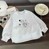 Sudadera Infantil 2026 Gris Cachorro de Dibujos Animados Sudadera Holgada Primavera y Otoño Nueva Moda Casual Manga Larga Moderna para Niños y Niñas