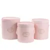 Balde Abraço de Flores Balde de Flores Prata Buquê Popular de Balões de Aniversário Kit de Material DIY Caixa Floral Três Peças Caixa de Presente
