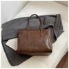 Bolsa de Mão Retro de Alta Qualidade 2026 Nova Tendência Simples Bolsa de Ombro Grande Capacidade Casual para Roupas de Trabalho Bolsa Tote para Mulheres