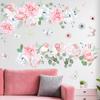 Novas Flores Frescas Pequenas Quarto Sala de Estar Entrada Dormitório Decoração de Casa Adesivos de Parede Autoadesivos C271 Atacado Transfronteiriço