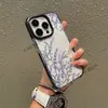 Funda de Teléfono Dos en Uno para Apple 17 Pro con Estampado de Lavanda Fresca en Colores Contrastantes, Diseño Floral, Funda Suave de Alta Gama para Niñas