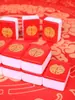 Red de Internet Lindo Dibujo Animado Hogar Tarjeta de Saludo Mano Mediana Grande Número 40 Número 42 Número 44 Dormitorio Marca Mahjong Regalo Bienestar