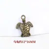 Acessórios de Miçangas Artesanais DIY Estilo Étnico Vintage Materiais: Pingentes de Liga de Prata de Xizang, Contas Espaçadoras Cor de Cobre Antigo