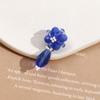 Horquilla colgante de gota de agua de cristal tejida a mano, ligera y de lujo, accesorios para el cabello, pendientes, material de joyería DIY, venta al por mayor