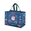 Bolsa de Natal Não Tecida Spot 2025 Personalizada Laminada Grande Sacola de Compras Sacola de Embalagem Sacola de Presente Atacado