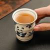 Taza panda slub pintada a mano de fábrica taza de té taza de té taza maestra gran capacidad no caliente juego de té kung fu