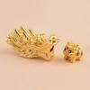 Cuentas de grifo de oro arena doce zodiaco Dragón dibujos animados cuentas sueltas pulsera accesorios diy pulsera accesorios con cuentas