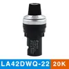 Potenciômetro Tipo Tianyi Inversor de Frequência Controlador de Alta Velocidade Furo 22mm LA42DWQ-22 5K10K