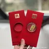 Oro Puro 999 Princesa, ¡Por Favor Hazte Rica! Nuevo Estilo Sobre Rojo Pegatina para Teléfono Regalo para Reunión Anual de la Empresa Contrato