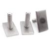 Tornillo de riel en forma de T de acero inoxidable 304, tornillo de soldadura personalizado con barra en T rectangular de forma especial M4M6M8M10M1