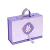 Caja de Dulces para Boda, Caja de Souvenir de Boda de Alta Gama, Bolsa de Dulces, Creativa Caja China Vacía de Compromiso Embalaje Caja de Regalo
