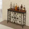 Mesa Console de Entrada Contra a Parede, Armário Estreito para Corredor, Capa Decorativa para Radiador Estilo Americano, Prateleira Decorativa de Armazenamento