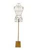 Suporte de Manequim de Ferro Forjado Adereço Feminino Cabide de Roupas para Fotografia de Vestido de Noiva Cabide de Roupas de Corpo Inteiro Suporte de Exibição Gancho de Ferro Forjado Pendurado